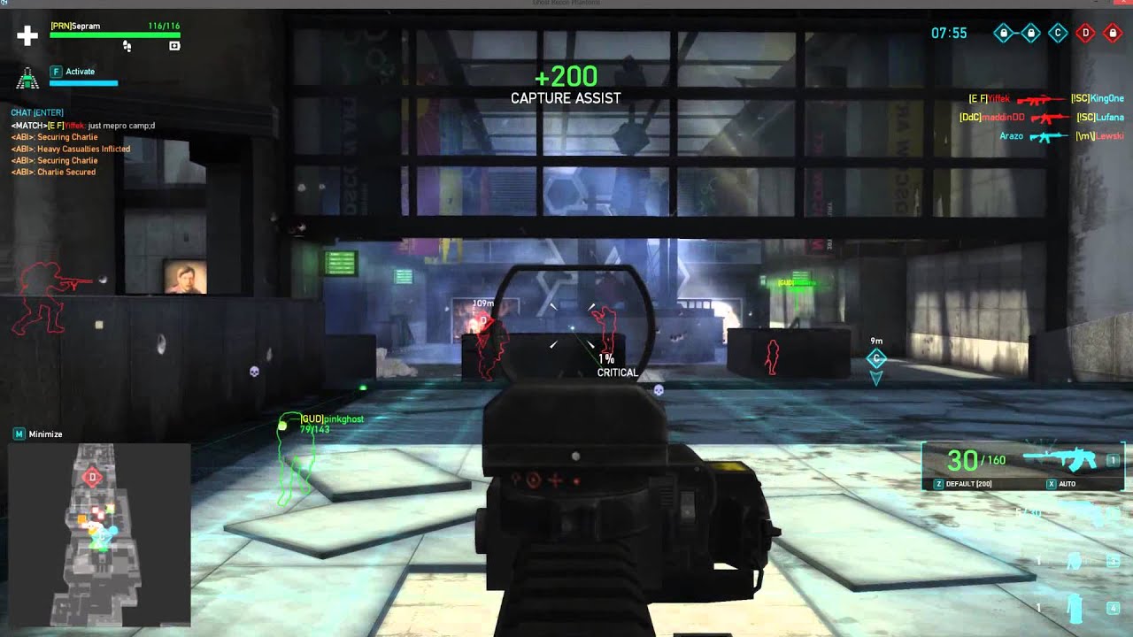 AKS-200R vs Sniper (Tom Clancy's Ghost Recon Phantoms)