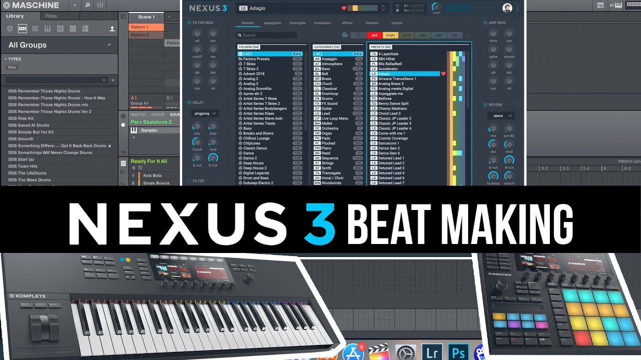 Nexus 3 Beat Making! (Refx Nexus 3 & Making Beat) - YouTube