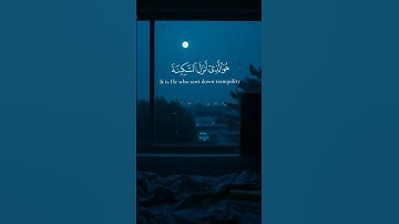 هو الذي أنزل السكينة في قلوب المؤمنين #عبدالرحمن_مسعد #سورة_الفتح  #تلاوة #صوت_الخشوع #القرآن_الكريم