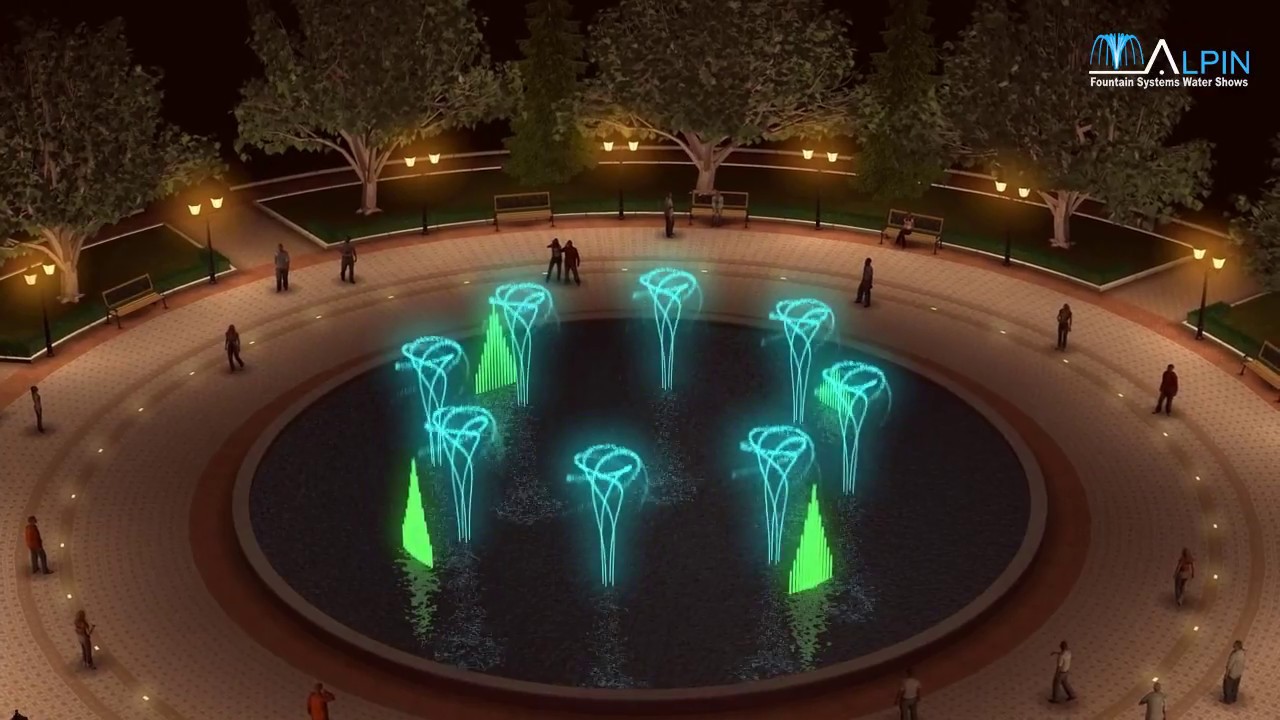 CIRCULAR MUSICAL FOUNTAIN