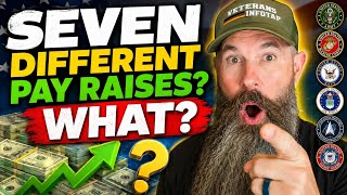 Veterans Pay Increases - 7 Different Pay Increases potentially on the way for veterans & survivors 