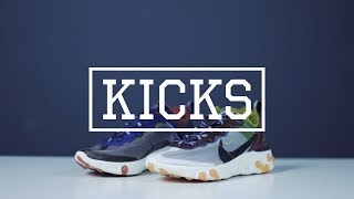 NIKE REACT ELEMENT 87 (AQ1090-300 & AQ1090-200) | KICKS Unboxing