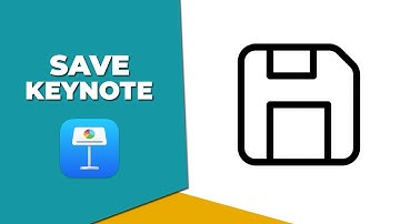 How to save keynote presentation