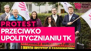 Protest przeciwko upolitycznianiu Trybunału Konstytucyjnego