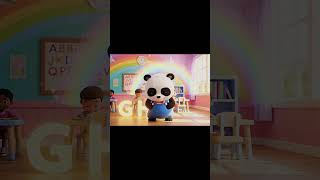 Kids Nursery Rhyme with Panda 🐼 | Baby Learning Song | Jolly Jingles #shorts
