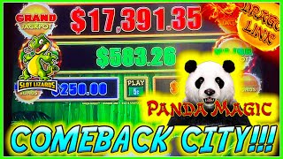 EPIC COMEBACK CITY!!! D LOVES THE HIGH LIMIT Dragon Link Panda Magic LAST SPIN LUCK!