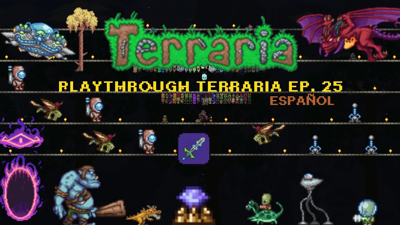 Playthrough Terraria Ep. 25 – Cerramos la saga del Old One’s Army y empieza la invasión alien