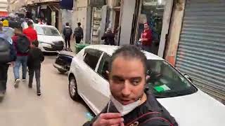 En direct Alger - Les étudiants dans la casbah 😮😮 la police n&#39;a rien compris