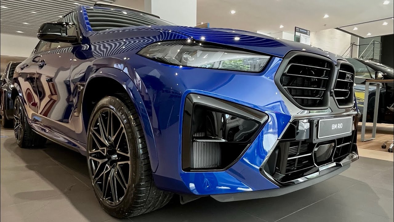 AVALIAÇÃO BMW X6 M COMPETITION 2024 AZUL MARINA BAY V8 BITURBO - YouTube