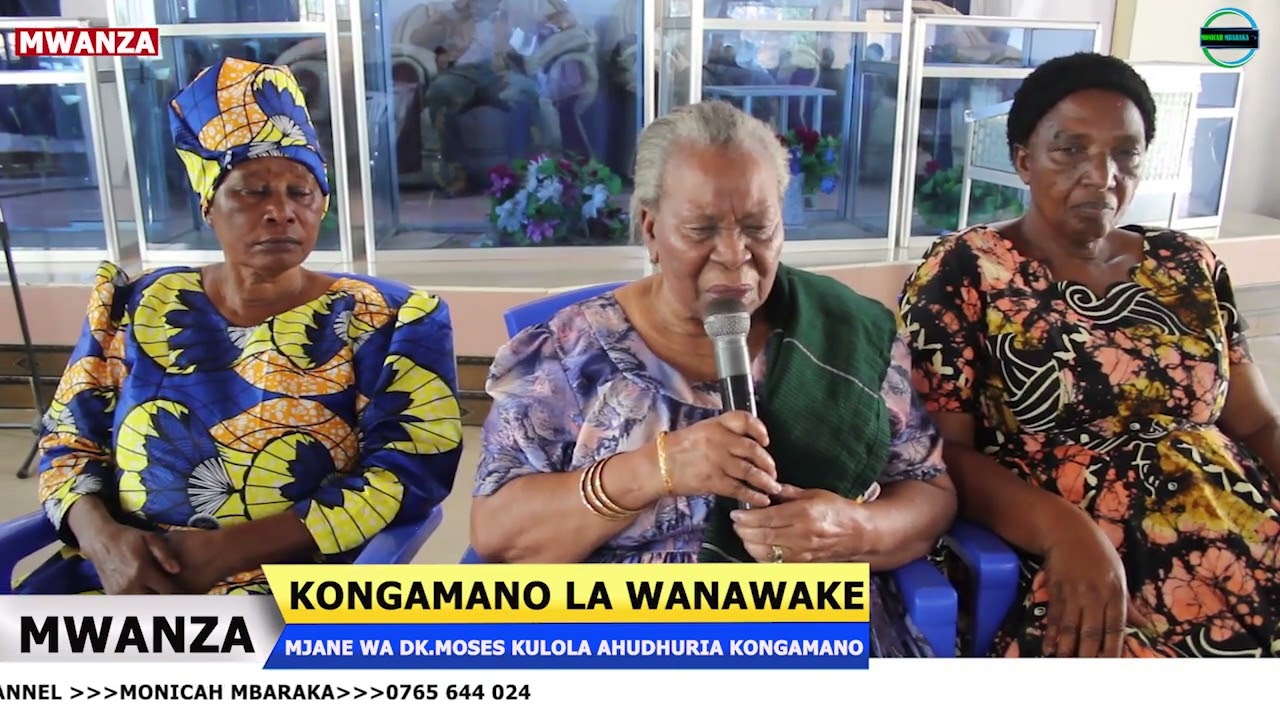 ALIYEKUWA MKE WA ASKOFU MKUU MOSES KULOLA AFUNGUKA MAZITO KWENYE KONGAMANO LA WANAWAKE MWANZA!!!!!!!