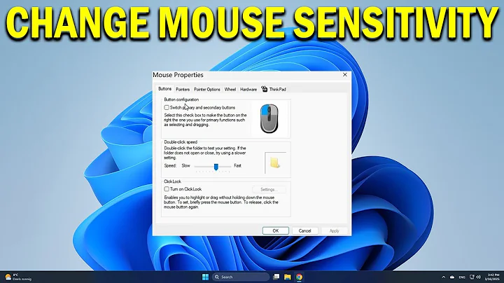 How To Change Mouse Sensitivity in Windows 11 - Quick Fix