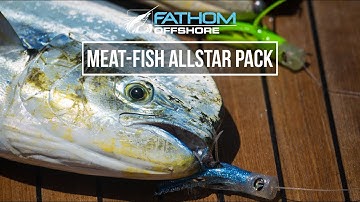 Fathom Offshore Meat-fish Allstar lure pack, perfect when trolling for Mahi and Tuna offshore.