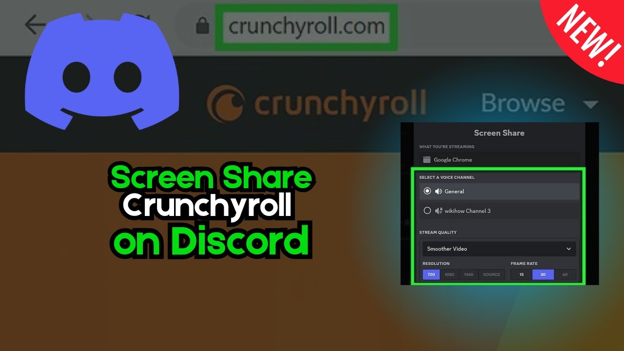 How to Screen Share Crunchyroll on Discord with Friends? [ How to Share Crunchyroll on Discord ? ]
