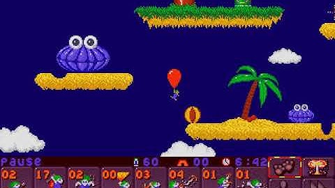 Lemmings 2 custom - The Clam Spammer by GuyPerfect