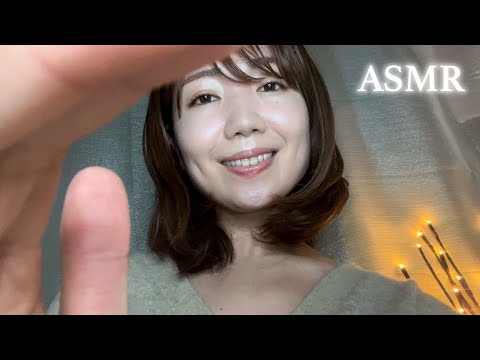 【ASMR】自律神経を整える。お母さんの寝かしつけ😴（目の運動・肩首のマッサージ・コーミング・囁き・布団トントン）Tingles in your brain for your calm sleep!