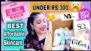 PURPLLE HAUL SKINCARE AND NEW LAUNCHES | UNDER RS 300 | PURPLLE SALE SOON