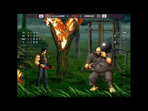 The King of Fighters '95 - 🇰🇷 realist0080(C) vs 🇰🇷 -HOMERUN-(D) | Fightcade (2026-07-14 13:50 UTC)