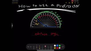 Keiko shows you how to measure angles using a Protractor!