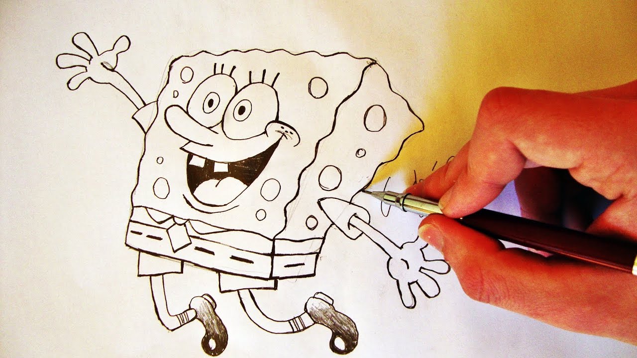 Como Desenhar o Bob Esponja - (How to Draw SpongeBob) - SLAY DESENHOS ...