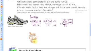 8.2: lesson 2, part A #3 - part B (Solving Problems that Involve Rates)