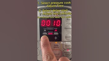 How to Select DELAY Time in INSTANT POT #instantpot Basics