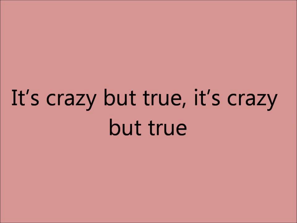 Crazy But True - Cody Simpson + Lyrics on screen