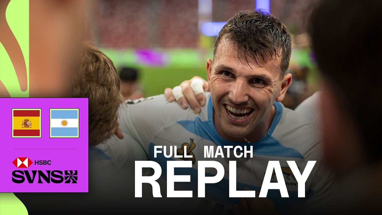 Los Pumas wrap up bronze 🥉 | Spain v Argentina | HSBC SVNS Singapore 2025 | Full Match Replay