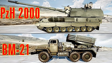 Battlefield 2 mod Artillery: PzH 2000 and BM-21