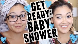 GET READY WITH ME | BABY SHOWER ❤︎