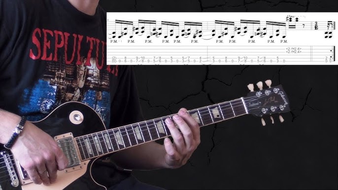 Sepultura - Troops Of Doom - Metal Guitar Lesson (with TABS) 