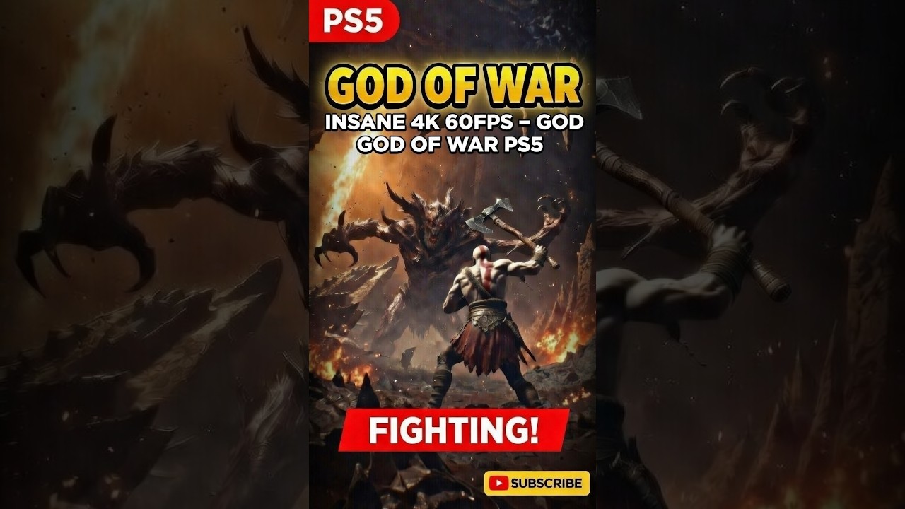 God of War PS5 – INSANE 4K 60FPS Gameplay (No Commentary)