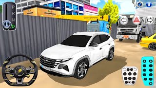 New White Tucson in Construction - 3D Driving Class Simulator - Android Gameplay - Driving Car Game screenshot 5