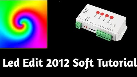 Led Edit 2012 Soft Tutorial | T 1000s Controller Programming | Pixel Led | Atul Light House