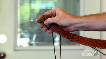 Bob Lee Bow Care - How to String and Unstring Your Bow