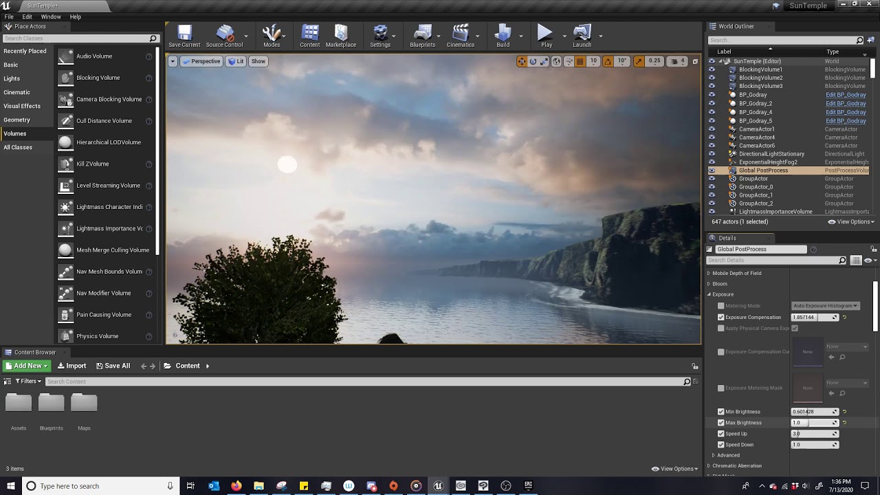 Unreal 4.25 Auto Exposure Basics - YouTube