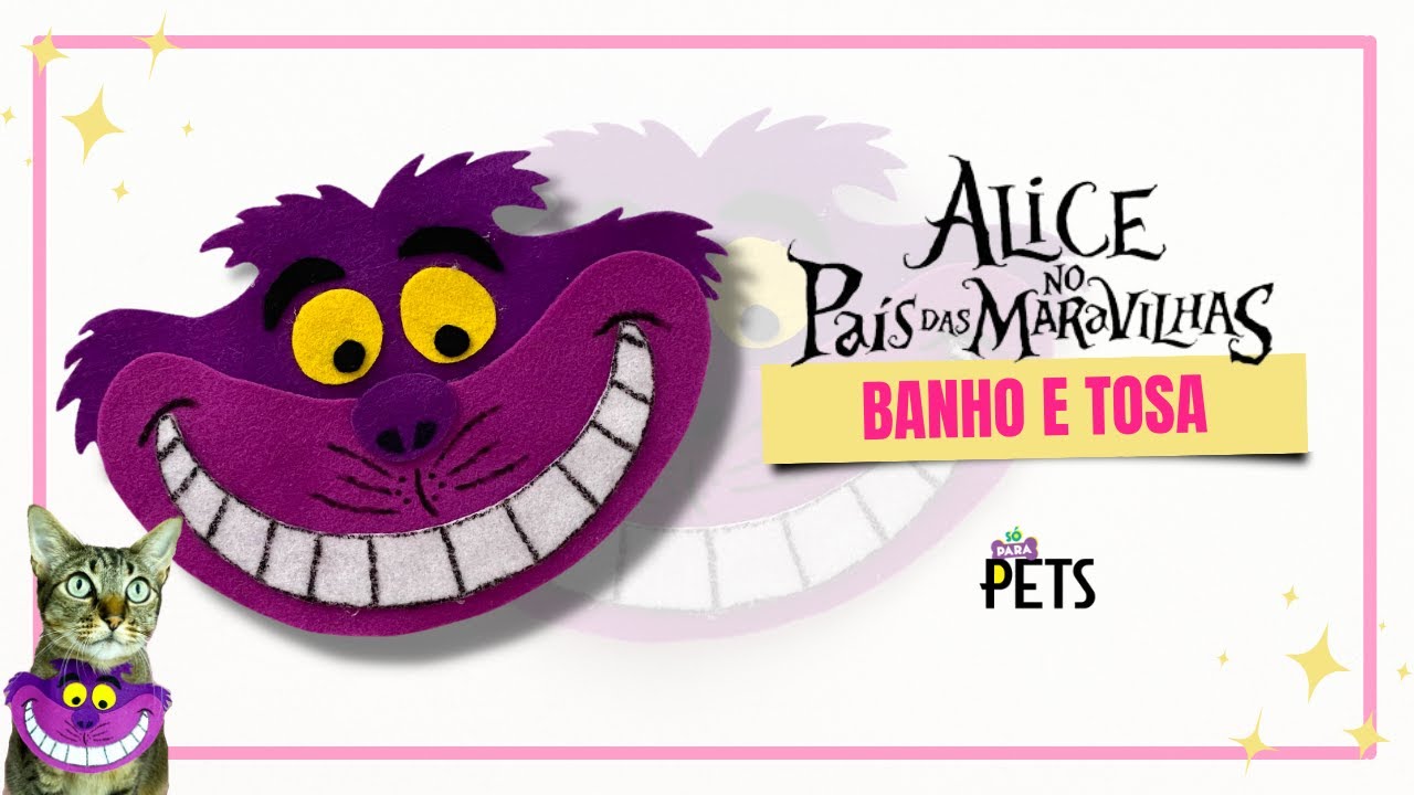 #119 Moda Pet: Especial de Alice no País das Maravilhas - Gato 2ª versão (Banho e Tosa)