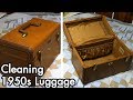 Quick Restoration 02: 1950s Samsonite Streamlite Style 4612 Luggage Cleaning