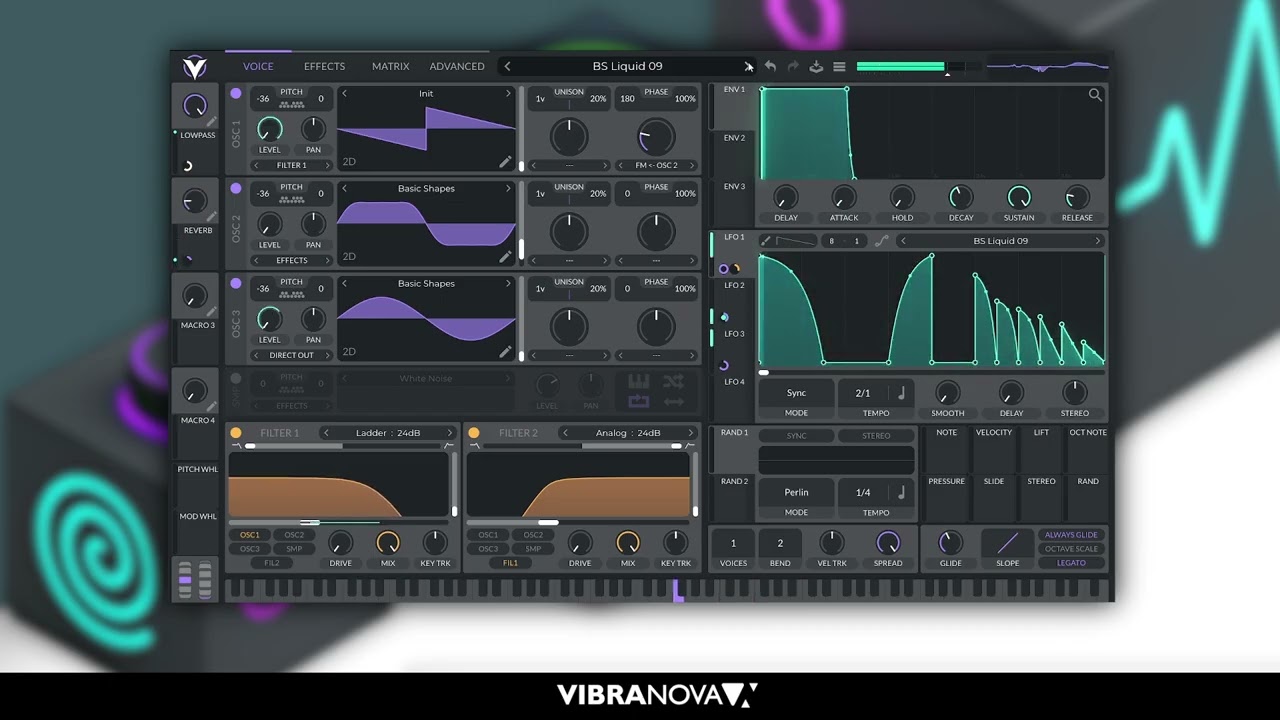 Drum and Bass Essentials - Presets for Vital By VibraNova - Overview