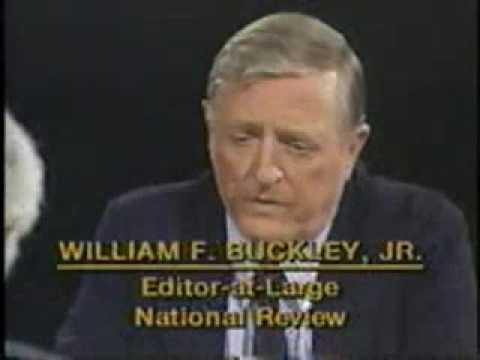 Cost Benefit and Morality of Legalizing & Regulating Drugs - William F. Buckley on The Open Mind