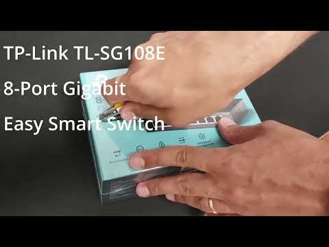 Unboxing e configuraçao de Vlan no TP-Link TL-SG108E