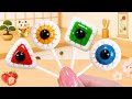 Rainbow Eye Candy Jelly 👁🍭 | レインボーアイキャンディゼリー | Sweet Japan