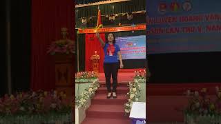 Cờ chỉ huy bài chào cờ, Quốc ca, đội ca-Thcs HVT-  Lạng Sơn