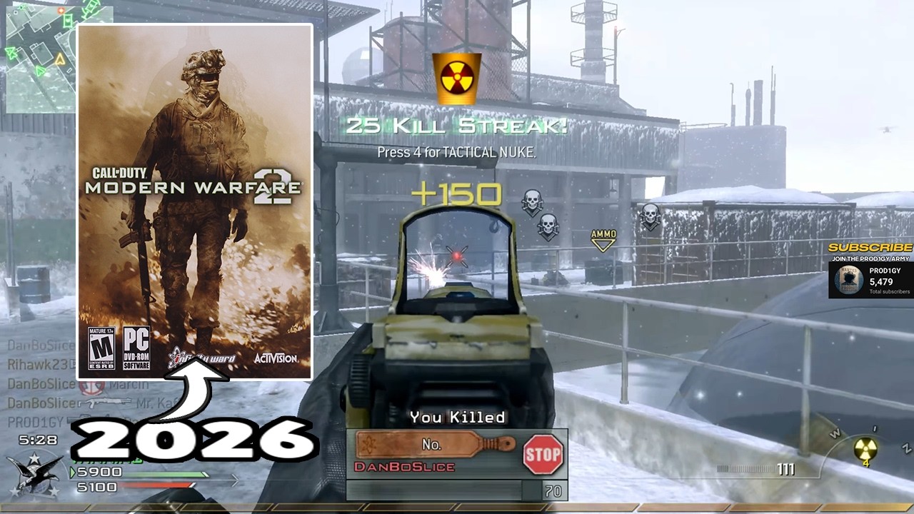 MW2 In 2026 Is EASY:INSANE "M16A4 RED DOT SIGHT" NUKE ON SUB BASE TDM!