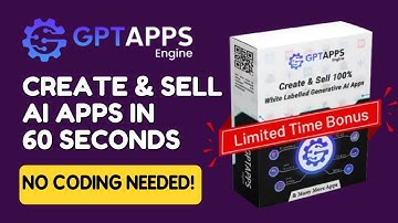 Create & Sell AI Apps in 60 Seconds – No Coding Needed! | GPT Apps Engine