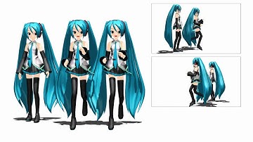 『MMD』 Walking/Running Test Animation