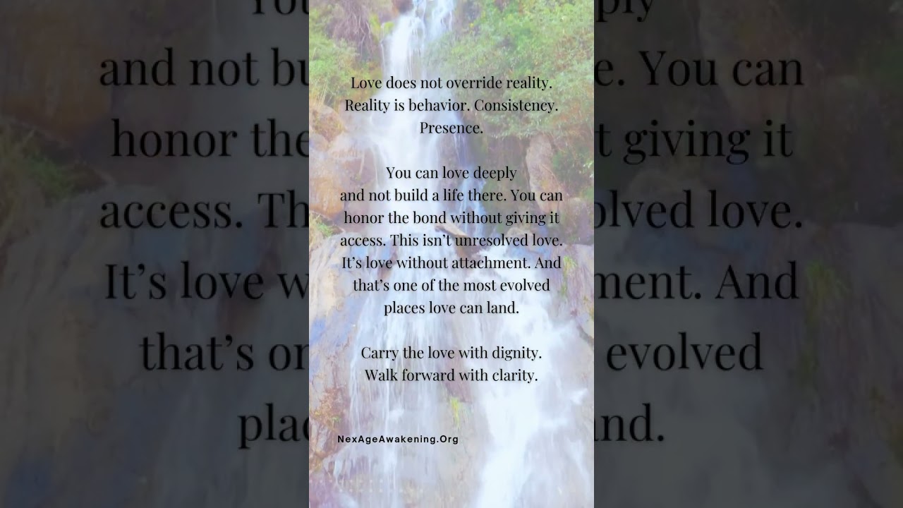 Love does not override reality.