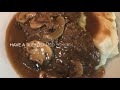 OLD SCHOOL CAFETERIA STYLE SALISBURY STEAK