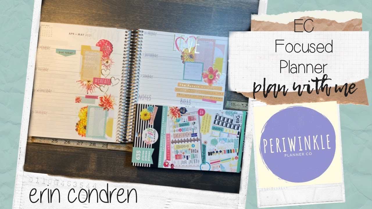 EC FOCUS PLANNER | Plan With Me | April 26 - May 2 2021 | Erin Condren