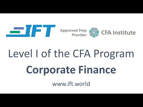 Level I CFA CF: Working Capital Management-Lecture 1
