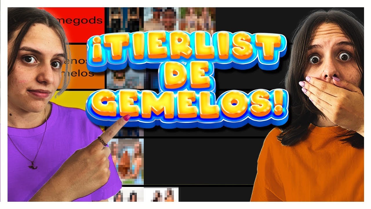 Tier list de los MEJORES GEMELOS de TIK TOK !!👯